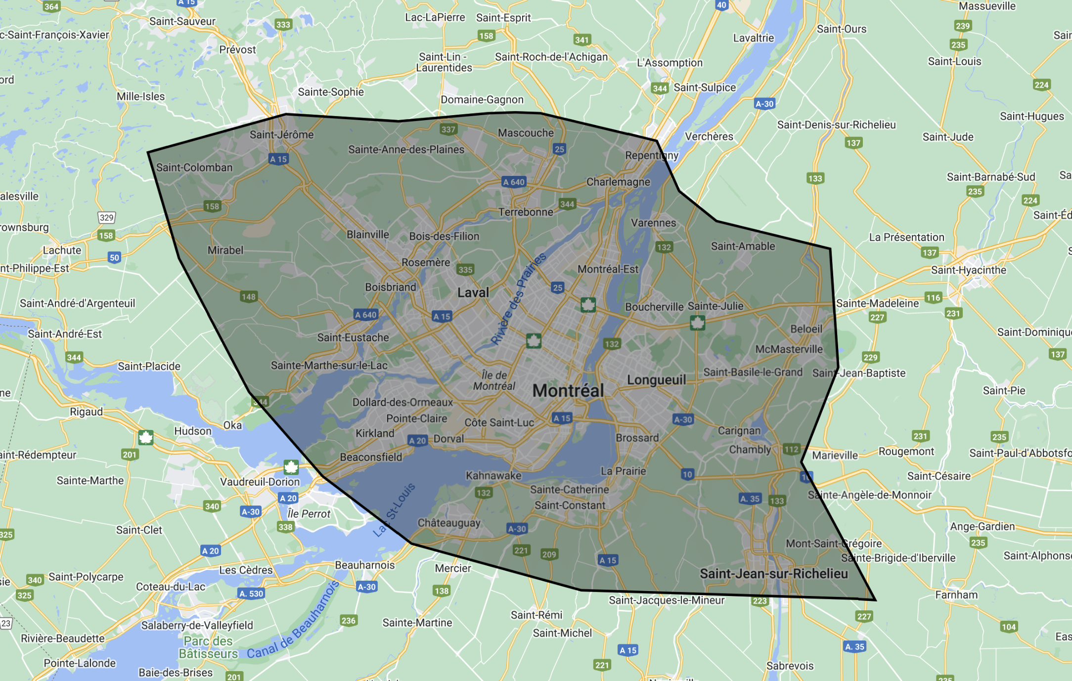 Zone de service Taxi Top Class